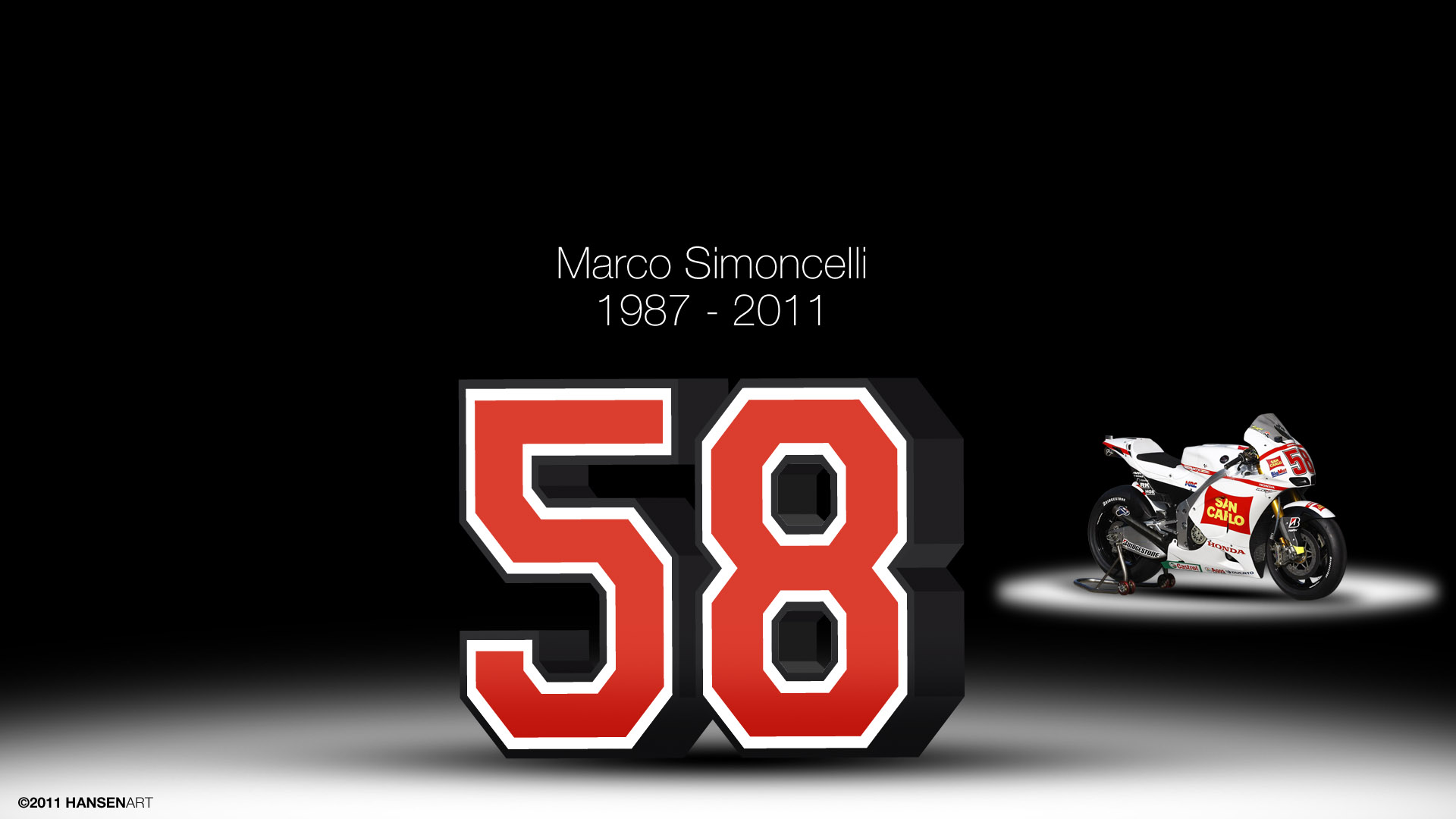 MotoGP Sepang Tribute To Marco SuperSic Simoncelli WIRO